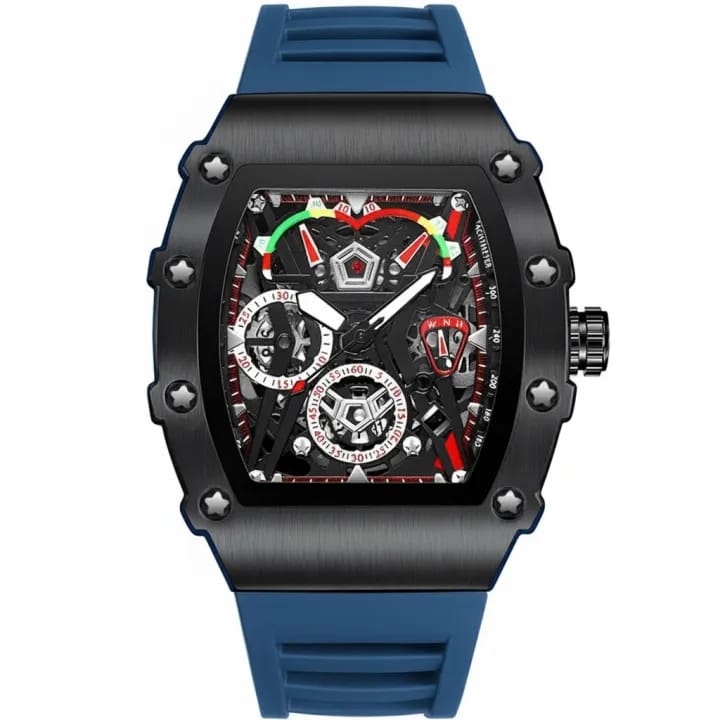 Frank Muller Latest Article Watch with Rubber Strap(Plastic Case)