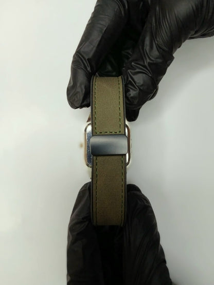 OLD MONEY Leather Strap Magnet Master Lock Watch