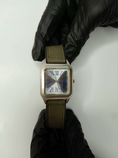 OLD MONEY Leather Strap Magnet Master Lock Watch