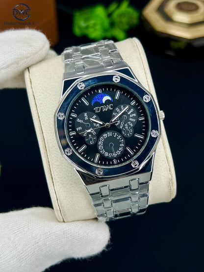 Latest Design Hexa Stainless Steel Watch for Men & Boys