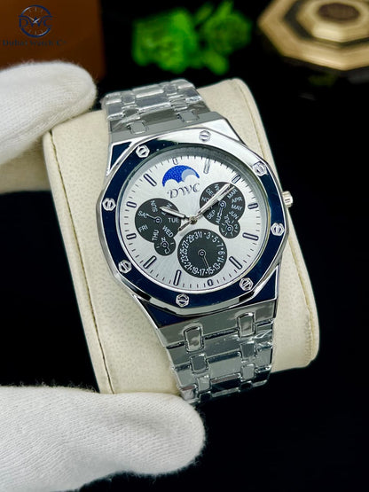 Latest Design Hexa Stainless Steel Watch for Men & Boys