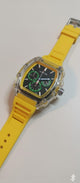 Frank Muller Transparent Dial Latest Article Watch with Rubber Strap(Plastic Case)