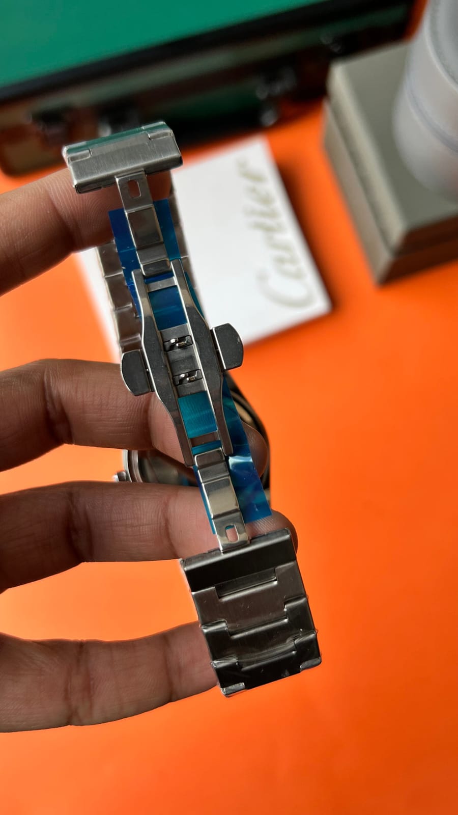 Tissot prx stainless steel with date. Premium Quality luxury watch (Plain Dial)