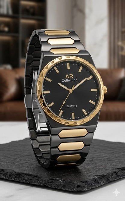 AR Collection "Icon" Series – Integrated Bracelet Quartz Timepiece