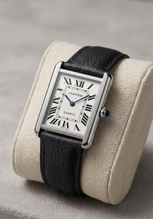 Cartier Tank OLD MONEY in Leather Strap