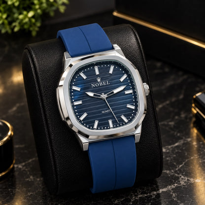 NOBEL Premium Luxury Men’s Watch – Silicone Strap with Magnetic Lock