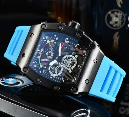Frank Muller Latest Article Watch with Rubber Strap(Plastic Case)
