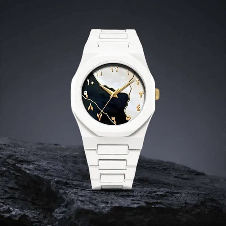 White Arabic Aura Watch Limited Edition (Fiber 44gm)