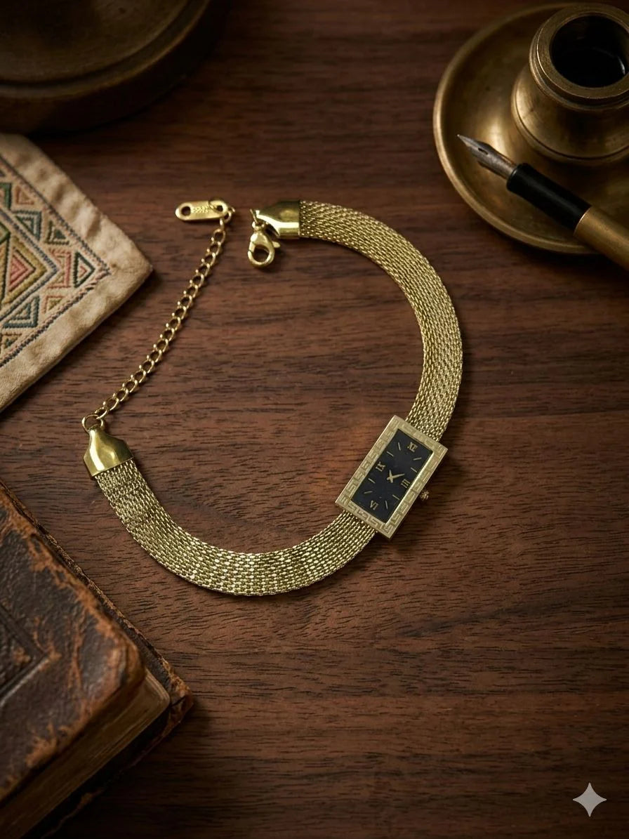 Minimalist Gold Watch Bracelet