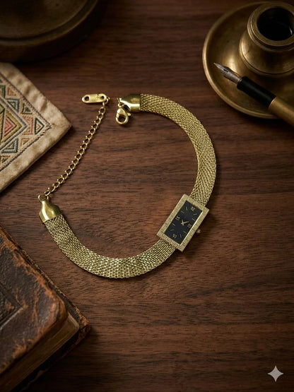 Minimalist Gold Watch Bracelet