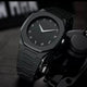 Black Aura Arabic Watch In White Dail Fiber 44gm(Limited Edition)