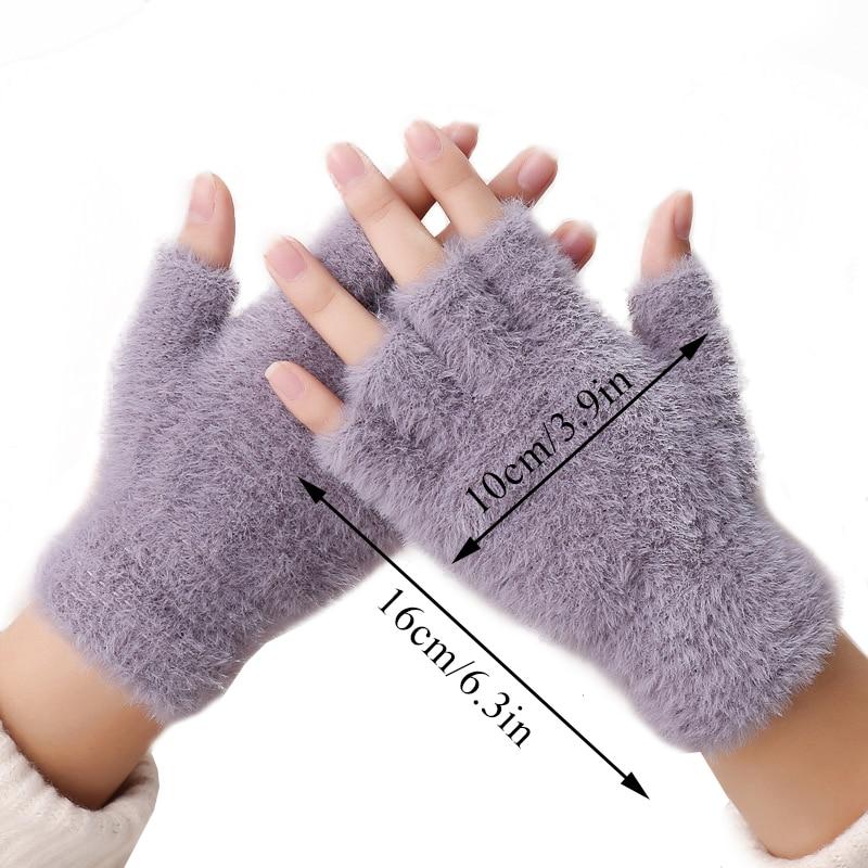 Half Finger Gloves for Women Girls