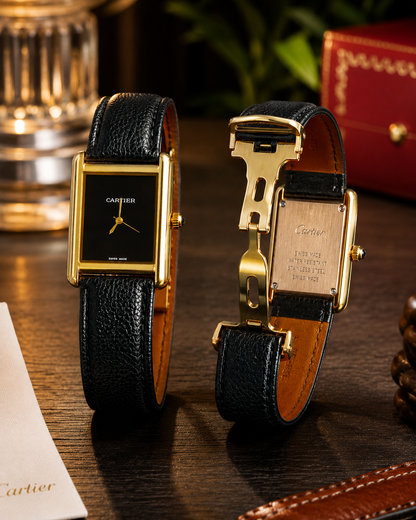 Cartier Tank OLD MONEY in Leather Strap