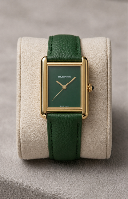 Cartier Tank OLD MONEY in Leather Strap