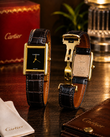 Cartier Tank OLD MONEY in Leather Strap