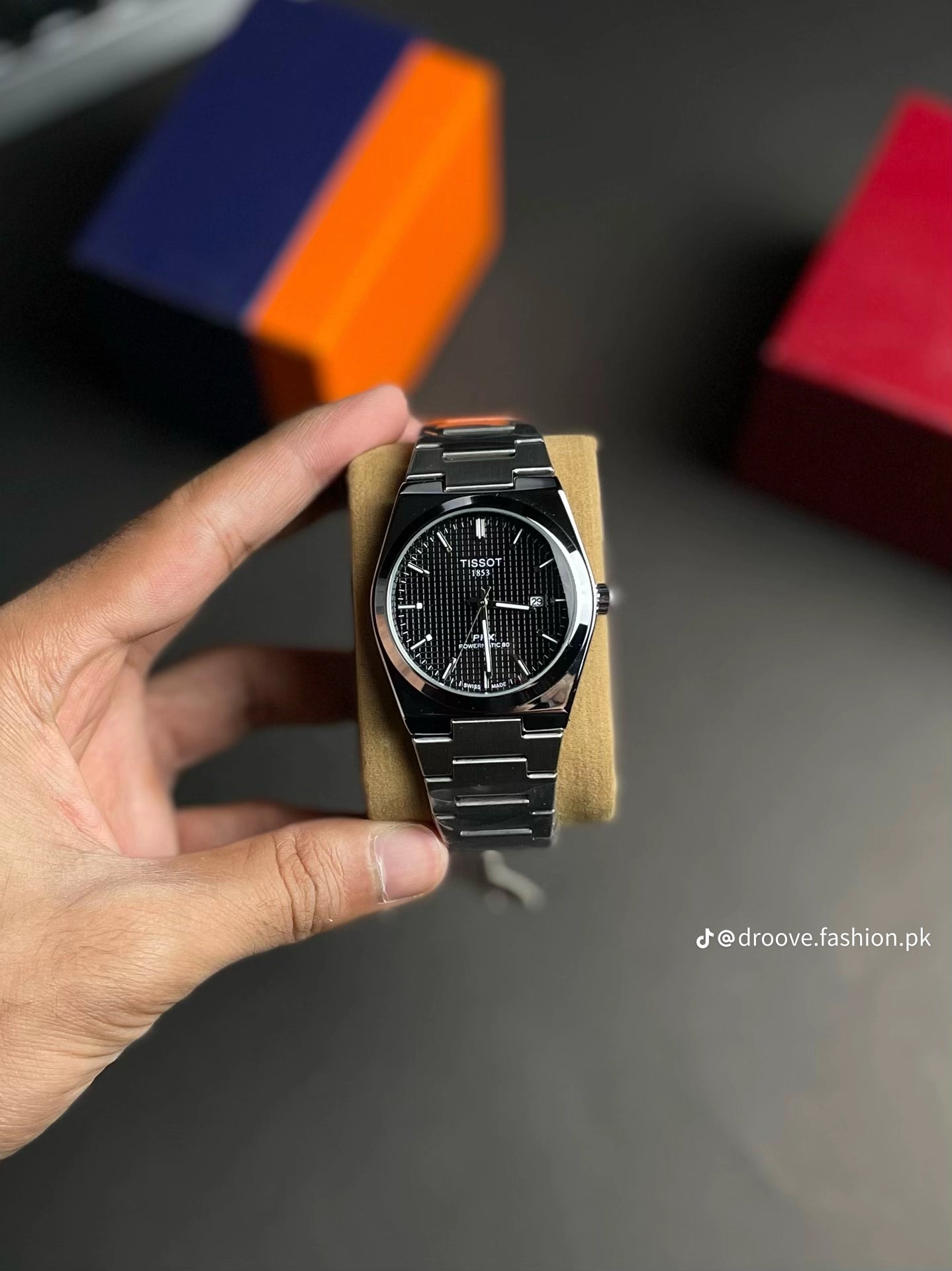 Tissot prx stainless steel with date. Premium Quality luxury watch